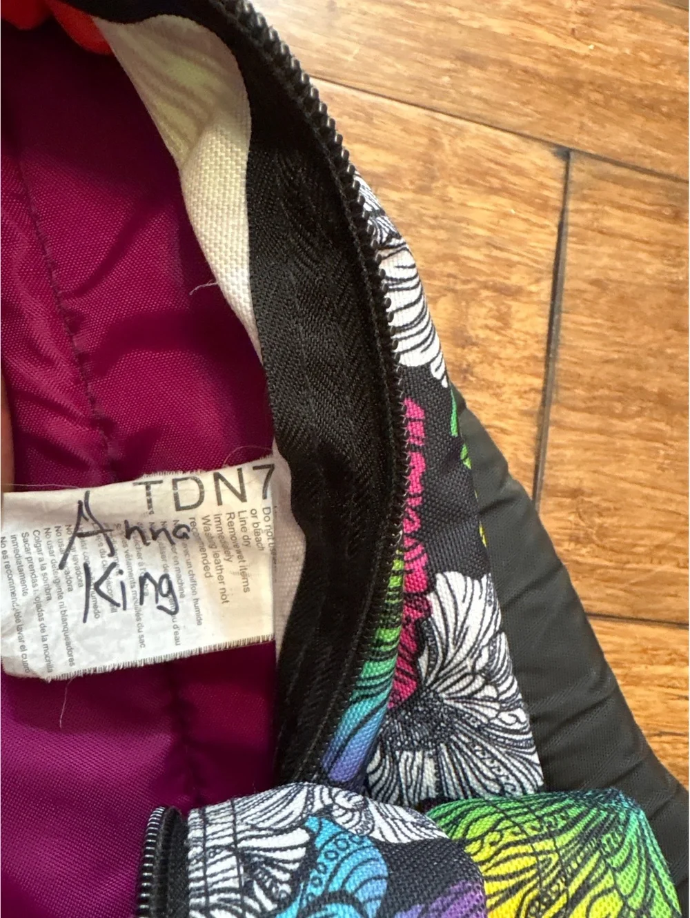 JanSport Floral Pattern Backpack with Multiple Compartments